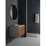 NIC Design Lama 90 Blat ceramiczny pod umywalkę 90x50 cm Vaniglia 007812.056