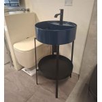      NIC Design Zestaw Umywalkowy Consolle 45 + Lustro Parentesi indaco matt 001724CF.066 + 021725.064 + 012788.066 WYPRZEDAŻ EKSPOZYCJI!!
