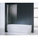 Novellini AURORA 1 Parawan wannowy 1-częściowy 70 cm Biały AURORAN170-1A