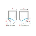 Novellini BRERA LITE G Drzwi do kabiny prysznicowej wnękowej 160 cm Chrom BRLTGF160L-1K
