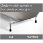 Novellini Calos Wanna prostokątna do zabudowy z nóżkami 170x75 cm biała CA1117075-A