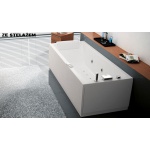 Novellini Calos Wanna prostokątna do zabudowy ze stelażem 160x70 cm biała CA1216070C-A2