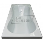 Novellini Calypso Wanna prostokątna z nogami 170x75 cm biała CAL117075-A