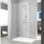 Novellini KALI Kabina Walk-In 107-110 cm Srebrna KALIH110-1B