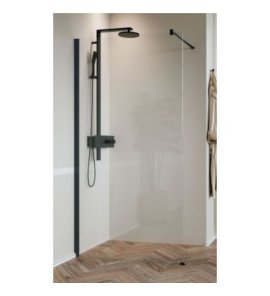 Novellini KALI Kabina Walk-In 77-80 cm Czarny KALIH80-1H