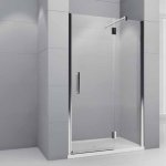 Novellini MODUS G Drzwi skrzydłowe do wnęki 95 cm Chrom MODUSG95-1K