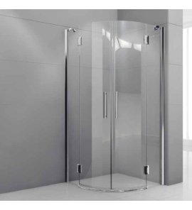Novellini MODUS R Kabina 2 skrzydłowa półokrągła 90x90 cm Chrom MODUSR90-1K