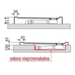 Novellini New Olympic Brodzik kwadratowy 100x100 cm biały OLN10011-30