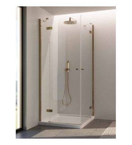 Novellini NH A Kabina narożna otwierana na zewnątrz 110x110 cm Srebrny NHG110L-1B