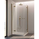 Novellini NH A Kabina narożna otwierana na zewnątrz 80x80 cm Srebrne NHG80L-1B