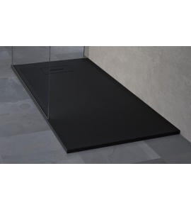 Novellini Novosolid Brodzik prostokątny 120x80 cm czarny NOS120804-28
