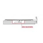 Novellini Olympic Plus Brodzik prostokątny z syfonem w komplecie 140x80 cm biały OL140804-30