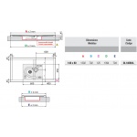 Novellini Olympic Plus Brodzik prostokątny z syfonem w komplecie 140x80 cm biały OL140804-30
