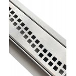 Novellini Onda Odpływ liniowy 70 cm Chrom szczotkowany NDO070-K