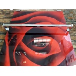 Novellini Sole Grzejnik dekoracyjny/łazienkowy szklany 1050x600 mm dekor róża SOLT6010N0041