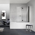 Novellini YOUNG 1BSV Parawan wannowy 2-częściowy 120 cm Lewy Biały mat Y21BSV120S-1U