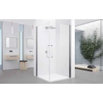 Novellini Young 2.0 2G 90 Kabina narożna dwuskrzydłowa z wejściem z narożnika profil chrom Y2G87-1K