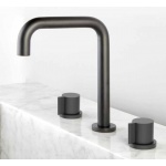 Oioli COMO Bateria umywalkowa 3-otworowa Matt Black 20767-C08