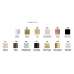 Oioli COMO Bateria umywalkowa 3-otworowa Matt Black 20767-C08