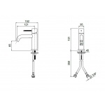 Oioli COMO Bateria umywalkowa jednouchwytowa Chrom 20701/A