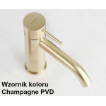 Oioli LIFE Deszczownica z ramieniem ściennym Champagne PVD 1907/INOX-PVD88