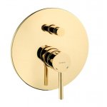    Oltens Molle Bateria wannowo-prysznicowa podtynkowa złota 34100800