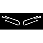 Olympia Ceramica Auxilium Poręcz ścienna stała ze wzmocniona prawa, Biały D4 DX