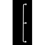 Olympia Ceramica Auxilium Poręcz ścienna 160cm, Biały D9