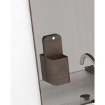 Olympia Ceramica Beauty Pojemnik na szczoteczki, ciemny brązowy BEAP0134