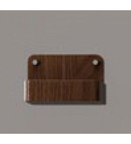 Olympia Ceramica Beauty Półeczka do lustra, ciemny brązowy BEAP0234