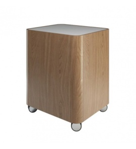 Olympia Ceramica Beauty Szafka na kółkach, niska, jasny brązowy BEAMOB34