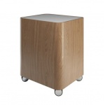 Olympia Ceramica Beauty Szafka na kółkach, niska, jasny brązowy BEAMOB34