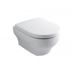 Olympia Ceramica Clear Muszla WC wisząca 50x36 cm biała CLE120201