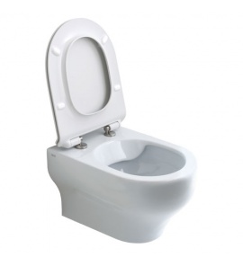 Olympia Ceramica Clear Miska WC wisząca bezrantowa Rimless 50x36 cm biała CLE1202R01