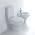 Olympia Ceramica Clear Misa wc do kompaktu, Biały CLE130301