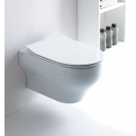  Olympia Ceramica Clear Miska WC wisząca bezrantowa Rimless 50x36 cm z deską wolnoopadającą SLIM biała CLE1202R01 C5CN01