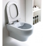  Olympia Ceramica Clear Miska WC wisząca bezrantowa Rimless 50x36 cm z deską wolnoopadającą SLIM biała CLE1202R01 C5CN01