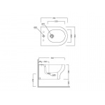 Olympia Ceramica Clear Miska WC wisząca bezrantowa Rimless 50x36 cm biała CLE1202R01