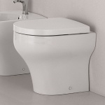 Olympia Ceramica Clear Miska WC stojąca Rimless 50x36 cm biała CLE1103R01