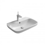 Olympia Ceramica Clear Umywalka ścienna 65 cm, Biały CLE4365101