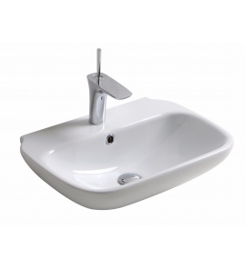 Olympia Ceramica Clear Umywalka ścienna 55 cm, Biały CLE4355101
