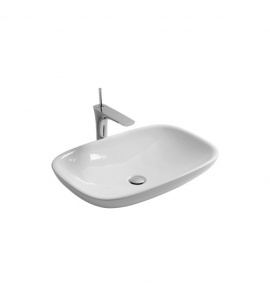 Olympia Ceramica Clear Umywalka stawiana na blat biała CLE4266001