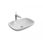 Olympia Ceramica Clear Umywalka stawiana na blat biała CLE4266001
