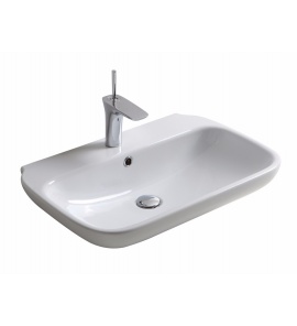 Olympia Ceramica Clear Umywalka ścienna 75 cm, Biały CLE4375101