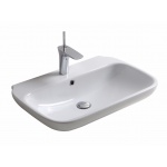 Olympia Ceramica Clear Umywalka ścienna 75 cm, Biały CLE4375101