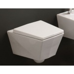 Olympia Ceramica Crystal Deska sedesowa, Biały C6KR