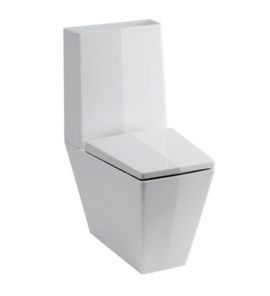 Olympia Ceramica Crystal Misa wc stojąca do kompaktu, Biały CRY130301