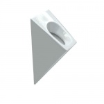 Olympia Ceramica Crystal Pisuar, Biały CRY501201