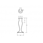 Olympia Ceramica Formosa Cokół do umywalek 70 cm, Biały FOR9COCS01