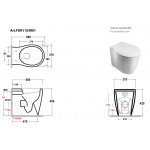 Olympia Ceramica Formosa 2.0 Misa WC stojąca Rimless, Biały FOR1103R01